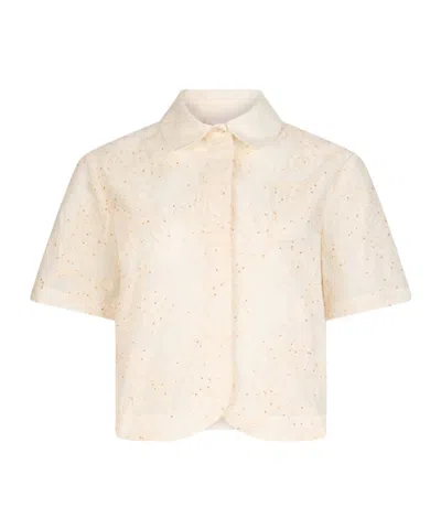 Liu •jo Shirt With Embroidery In Pink