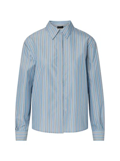 Liu •jo Shirt With Lace Insert In Multi