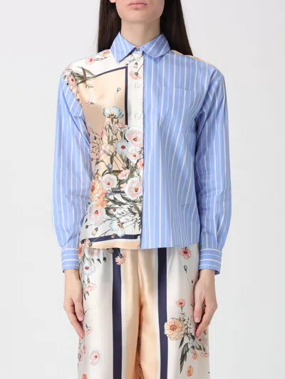 Liu •jo Shirt Liu Jo Woman Color Blue In Multi