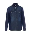 Liu •jo Liu Jo Button-up Blue Shirt With Tailored Fit In Blue