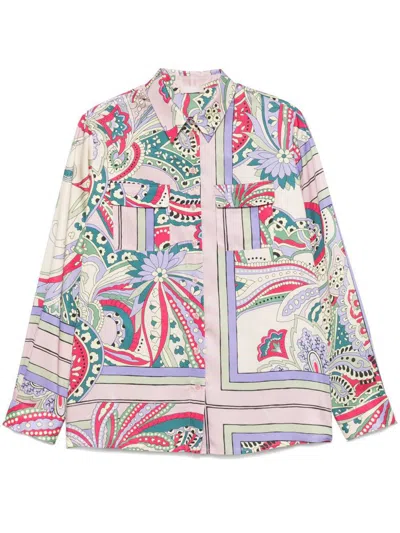 LIU •JO LIU JO MULTICOLOR REGULAR SHIRT