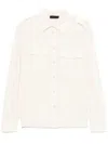 Liu •jo Liu Jo Classic Button-up White Shirt With Refined Detail In White