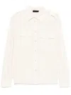 Liu •jo Liu Jo Classic Button-up White Shirt With Refined Detail In White