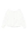 Liu •jo Liu Jo White Cotton Blouse In White