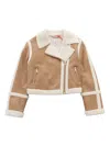 Liu •jo Short Coat In Brown