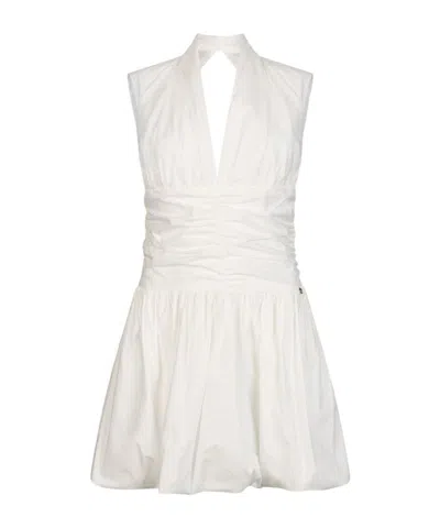 Liu •jo Short Dress With Cut-out Detail In White