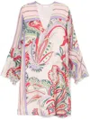 Liu •jo Short Dress With Multicolored Pattern