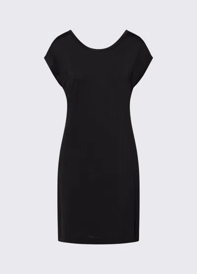 Liu •jo Short Dress Woman Black