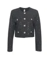 Liu •jo Short Jacket With Sequin Application In Multi