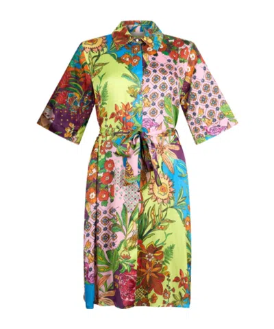 Liu •jo Liu Jo Short Printed Dress In Multi