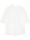 Liu •jo Short-sleeve Blouse In White