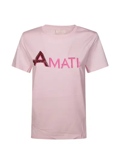 Liu •jo Short-sleeve T-shirt In Neutral