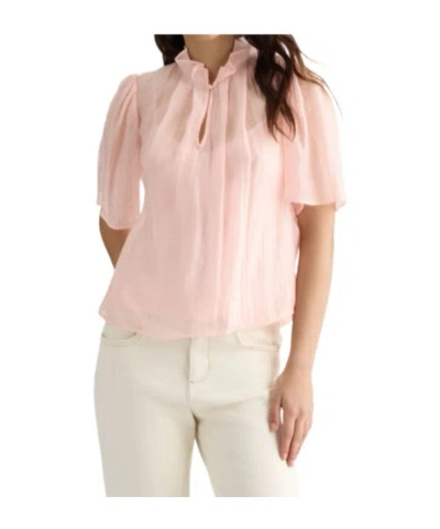 Liu •jo Short-sleeved Blouse In Pink
