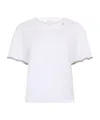 Liu •jo Crystal-embellishment T-shirt In White
