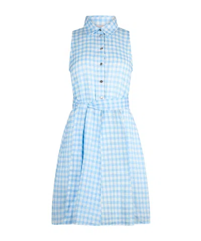 Liu •jo Short Vichy Dress In Multi