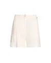 Liu •jo Liu Jo Tailored White Trousers With Cuffed Hem