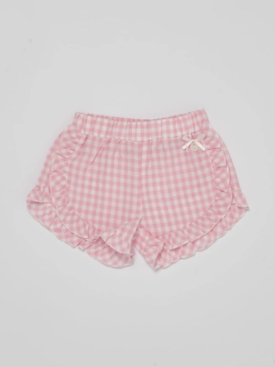 Liu •jo Babies' Shorts Shorts In Bianco-rosa