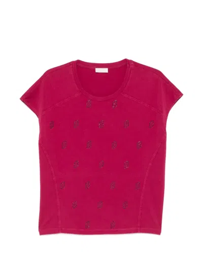 Liu •jo Short-sleeve T-shirt In Pink