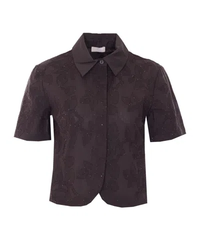 Liu •jo Short-sleeved Shirt In Pink