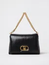 Liu •jo Puffy Chain Strap Shoulder Bag In Black