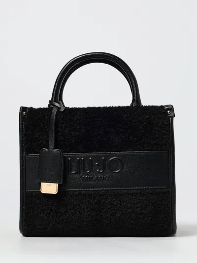 LIU •JO HANDBAG LIU JO WOMAN COLOR BLACK,H49840002