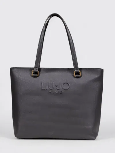 Liu •jo Shoulder Bag Liu Jo Woman Color Charcoal In Gray