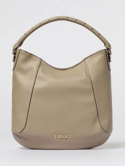 Liu •jo Shoulder Bag Liu Jo Woman Color Grey In Nude
