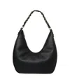 Liu •jo Shoulder Bag With Chain Detail In Black