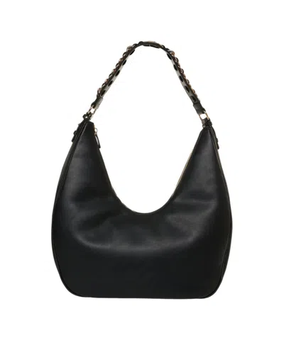 Liu •jo Shoulder Bag With Chain Detail In Black