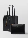 Liu •jo Shoulder Bag With Double Handles And Chain Charm