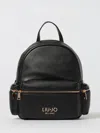 Liu •jo Versatile Backpack Featuring Multiple Pockets In Black