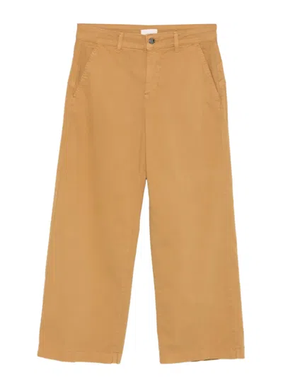 Liu •jo Side-pocket Trousers In Brown
