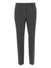Liu •jo Side-pockets Pleated Tailored Trousers In Gray