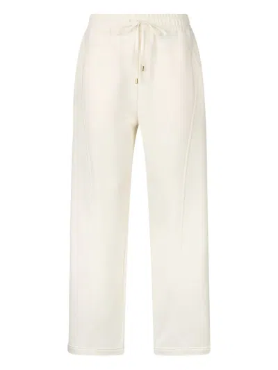 LIU •JO SIDE-SEAM DETAIL DRAWSTRING TROUSERS