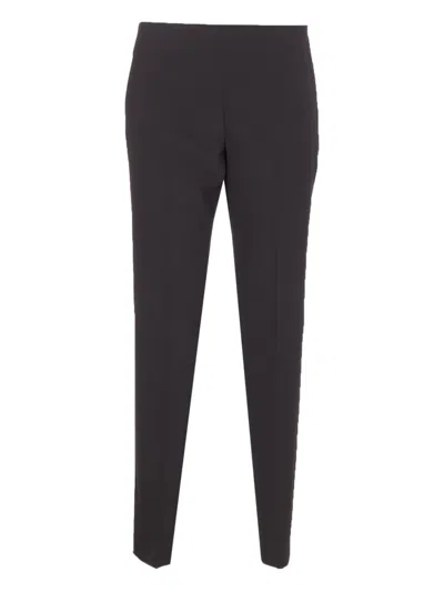 Liu •jo Side-zip Trousers In Black