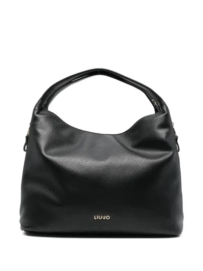 Liu •jo Side-zips Tote Bag In Black