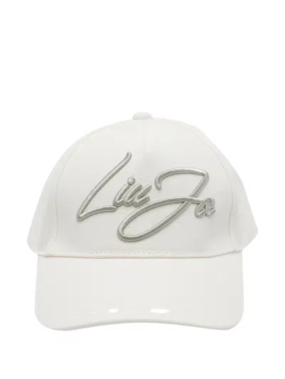 Liu •jo Signature Baseball Cap In White