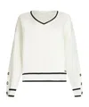 Liu •jo Silk-blend Jumper In White