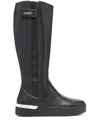 Liu •jo Silvia 89 Logo-print Boots In Black