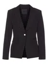 Liu •jo Single-breasted Blazer In Black