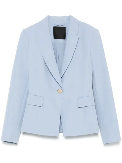 Liu •jo Single-breasted Blazer In Blue