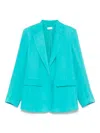 Liu •jo Liu Jo Single Breasted Blazer In Blue