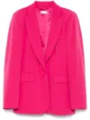Liu •jo Single-breasted Blazer In Pink