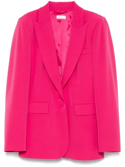 Liu •jo Single-breasted Blazer In Pink