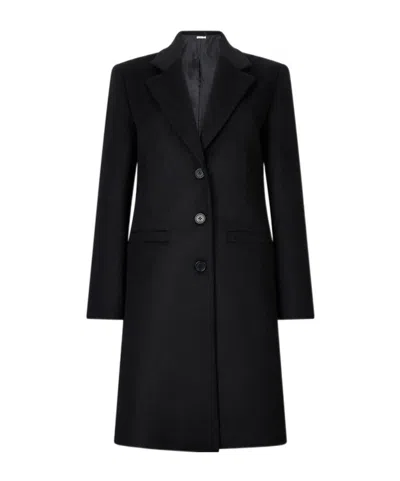 Liu •jo Single-breasted Coat In Black