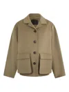 Liu •jo Single-breasted Jacket In Neutrals
