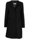 Liu •jo Single-breasted Tailored Coat In Black