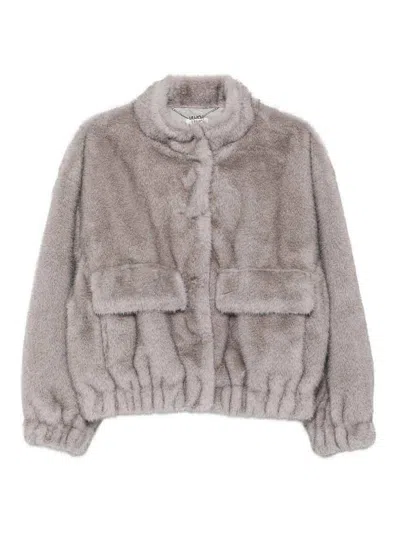 Liu •jo Single-breasted Blazer In Gray