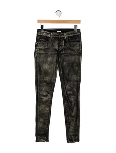 Pre-owned Liu •jo Skinny Leg Pants In Black