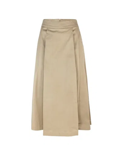 Liu •jo Liu Jo High-waisted Mid-length Midi Skirt In Green